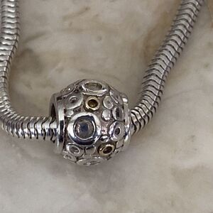 Michael Hill 10K / 925 Sterling Silver Charm Bead